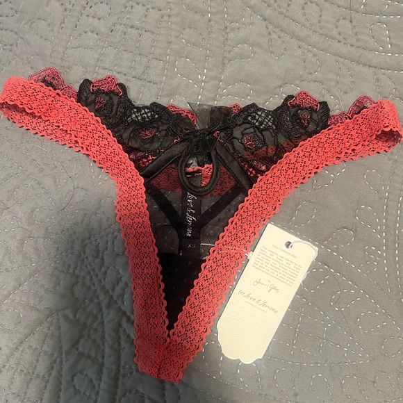 For Love and Lemons Ivy Garter Belt and Thong - Picture 4 of 6